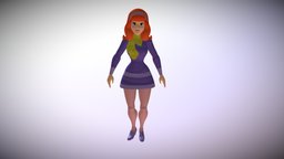 Daphne Dance redhead, teen, woman, scoobydoo, daphne, daphneblake, cartoon, female
