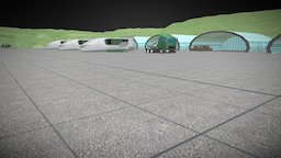 Airport games, airport, 3d, gameart, animation
