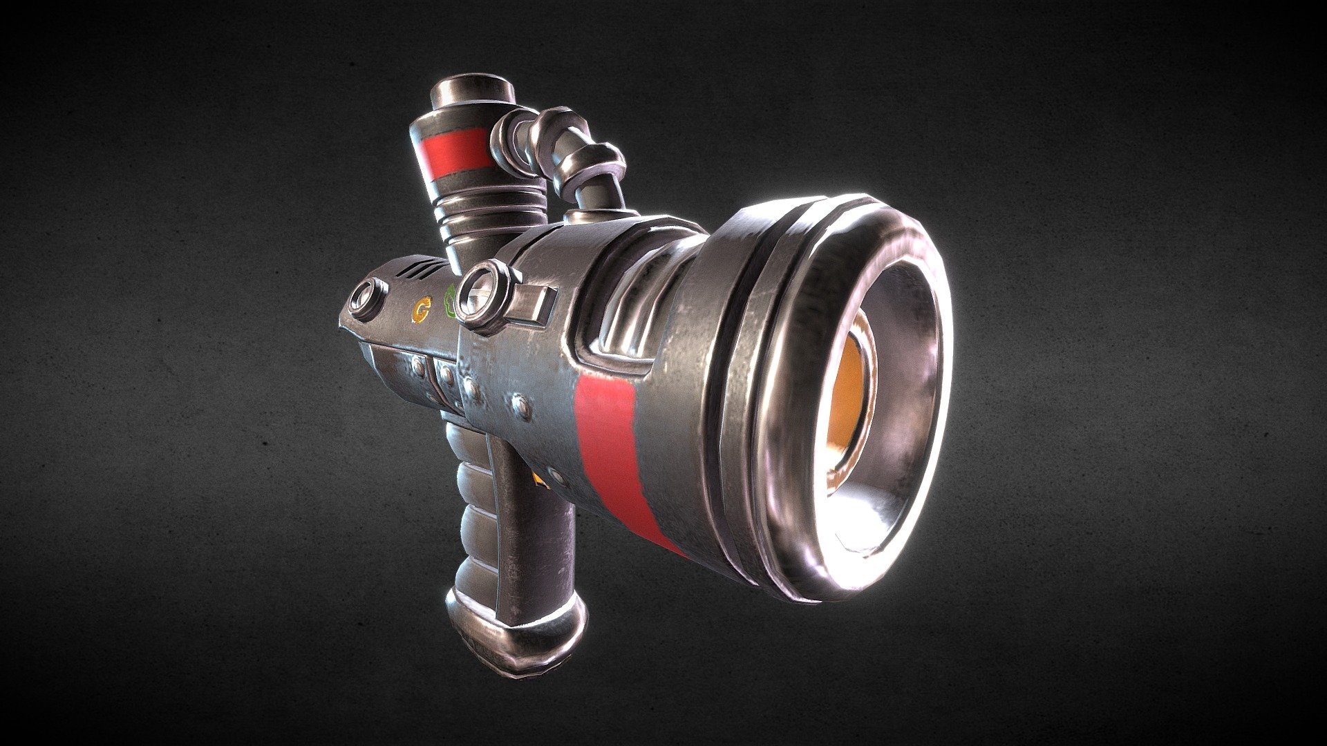 The original Blaster isn't in the Ratchet remake, so I decided to model my own ;) First time using Substance Painter, such a great program!

Enjoy! - Ratchet and Clank - Blaster Remake - 3D model by gashu-monsata 3d model