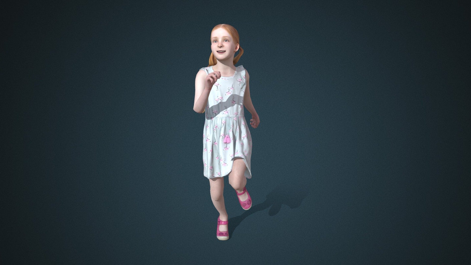 Do you like this model?  Free Download more models, motions and auto rigging tool AccuRIG (Value: $150+) on ActorCore
 

This model includes 2 mocap animations: Kid_idle,Kid_Walk-Bounce. Get more free motions

Design for high-performance crowd animation.

Buy full pack and Save 20%+: Kids Vol.2


SPECIFICATIONS

✔ Geometry : 7K~10K Quads, one mesh

✔ Material : One material with changeable colors.

✔ Texture Resolution : 4K

✔ Shader : PBR, Diffuse, Normal, Roughness, Metallic, Opacity

✔ Rigged : Facial and Body (shoulders, fingers, toes, eyeballs, jaw)

✔ Blendshape : 122 for facial expressions and lipsync

✔ Compatible with iClone AccuLips, Facial ExPlus, and traditional lip-sync.


About Reallusion ActorCore

ActorCore offers the highest quality 3D asset libraries for mocap motions and animated 3D humans for crowd rendering 3d model