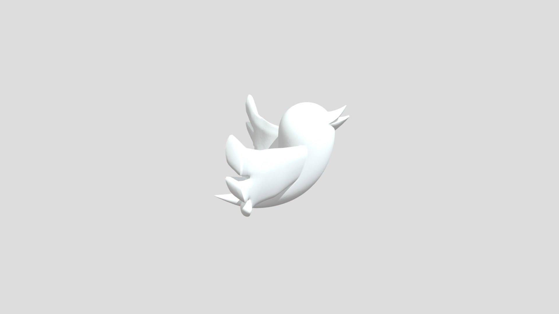 This an amazing fully functional model. Strictly follow the shape of the twitter bird. Contains rigg for wings and beak. There is a slider to control the movement of wings in Cinema 4d 3d model