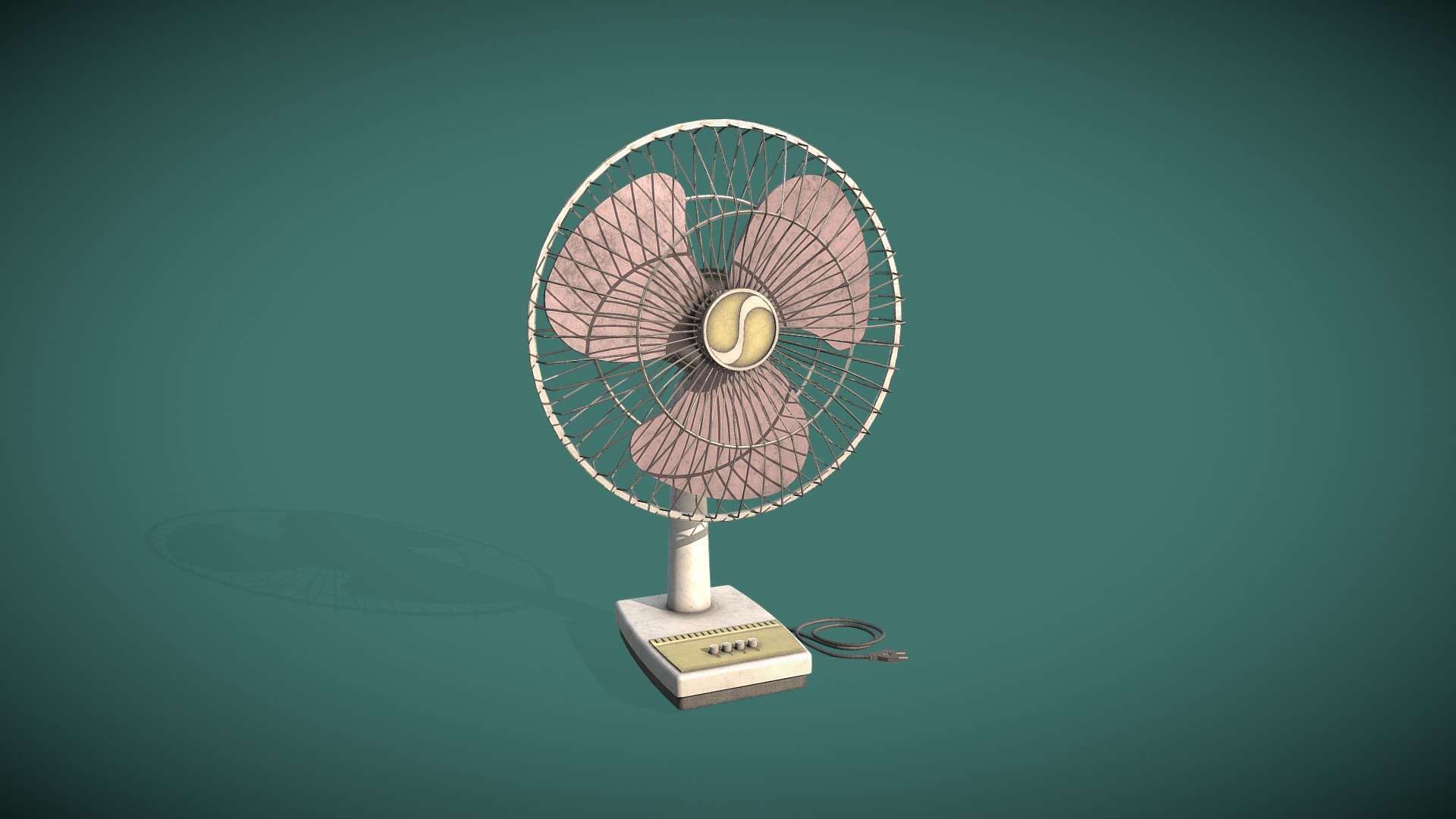 A very high quality, fully rigged Table Fan with two looks, One old look(with dirt and scratches) and other new look(without dirt and scratches).

The complete Table Fan is a single mesh with single material. The model is rigged in such way that the fan can be rotated, Fan's direction and angle can be changed and wire can be moved.

Poly-count is kept as low as possible. All textures are very high quality with 2K resolution. All polygons are quads and no tris or N-Gons are used in geometry during production.

Ready to be used in Virtual Reality (VR), Augmented Reality (AR), games and other real-time apps.




Key Features :



Available in 2 looks(New and Old) 

Minimum possible poly-counts 

1 Mesh, 1 Material 

Fully Rigged 

Real world scale 

Only Quads(No tris or N-Gons) 

Non-overlapping Unwrapped UVs 

High quality 2K resolution textures




Textures :



Base Color 

Metallic Map 

Roughness Map 

Specular Map 

AO Map 

Normal Map
 - Table Fan - Buy Royalty Free 3D model by Game Art Universe (@gameartuniverse) 3d model