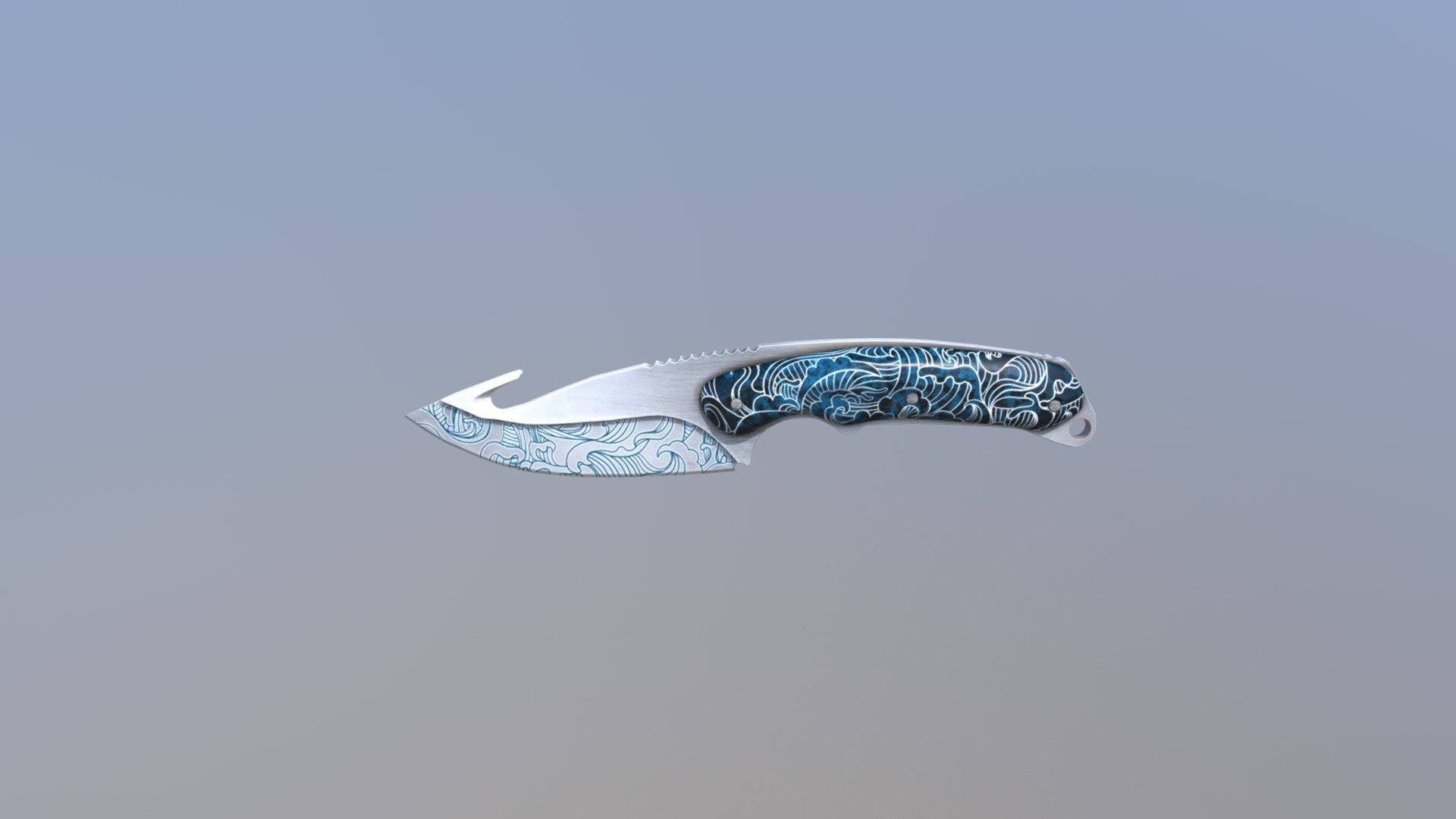 Gut Knife | Tidal - 3D model by KeramDesign 3d model