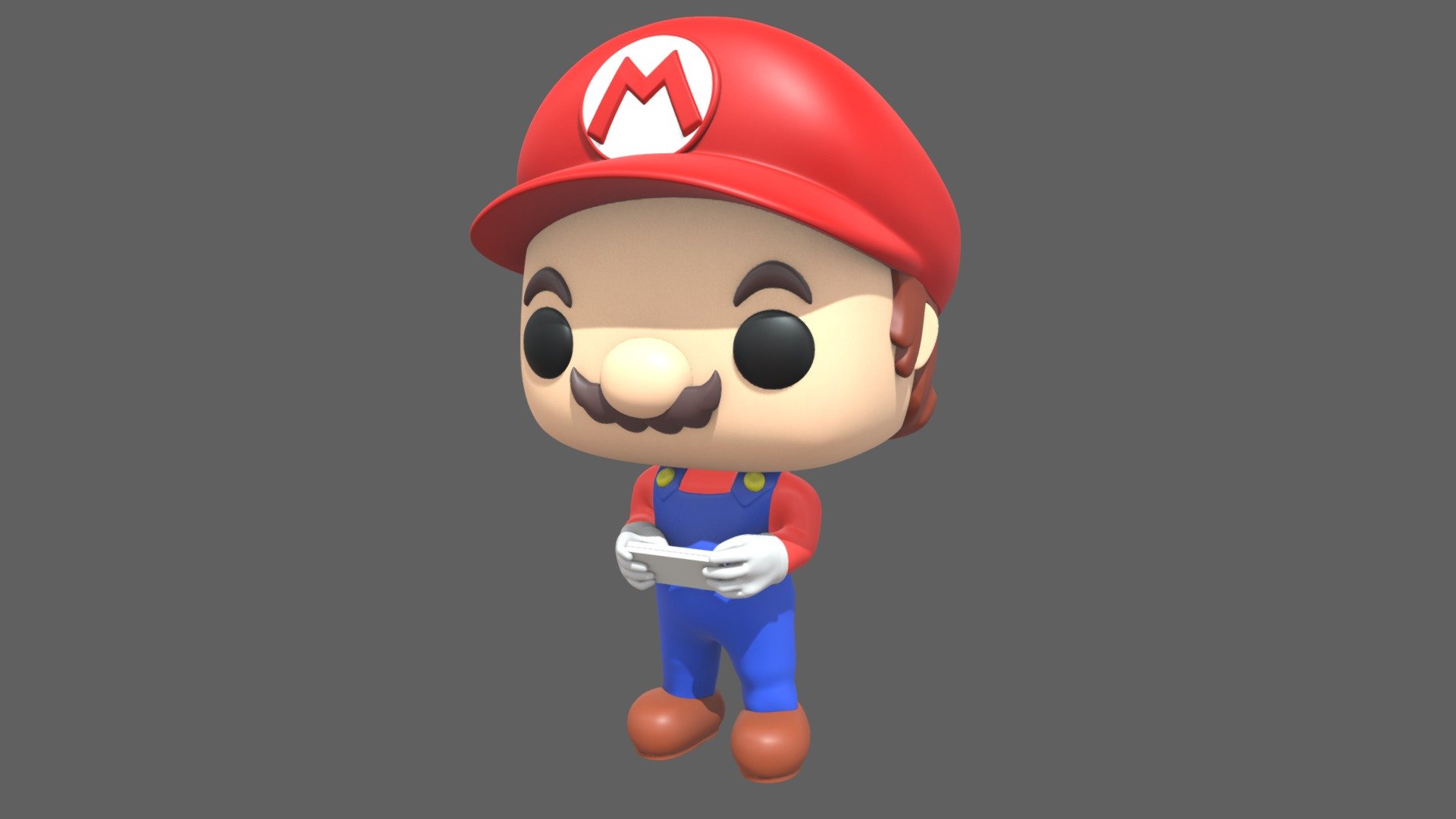 A custom funko of Mario from Super Mario Bros. with a NES controller made by myself.

READY FOR 3D PRINT 3d model