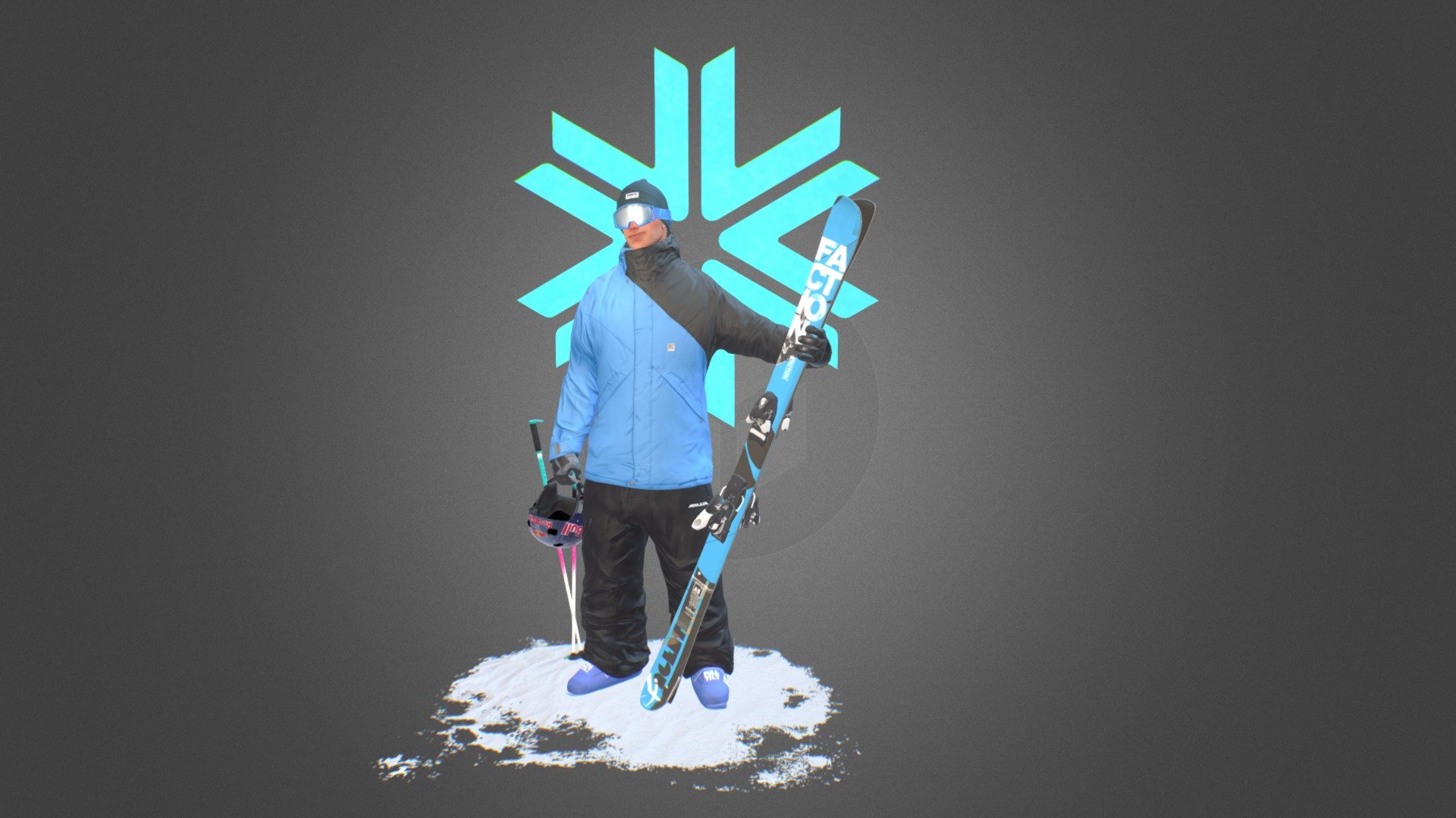 A preview of a character from SNOW showing off the game's detailed character customization using real branded products.

Sign up to the Closed Beta now at www.snowthegame.com  - SNOW - Character Preview - 3D model by Poppermost 3d model