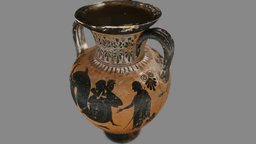 Greek Amphora in High resolution greek, ancient, wine, vase, greece, antique, museum, old, amphora, amphorae