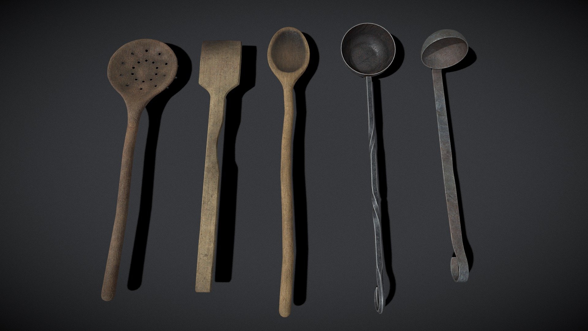 Kitchen Utensils
VR / AR / Low-poly
PBR approved
Geometry Polygon mesh
Polygons 5,767
Vertices 5,735
Textures 4K PNG - Kitchen Utensils - Buy Royalty Free 3D model by GetDeadEntertainment 3d model