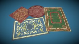 [Set] 4 Victorian Carpets