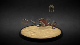 Tomb Kings Chariot Generals total, assembly, creative, kings, game, 3d, art, tomb, war