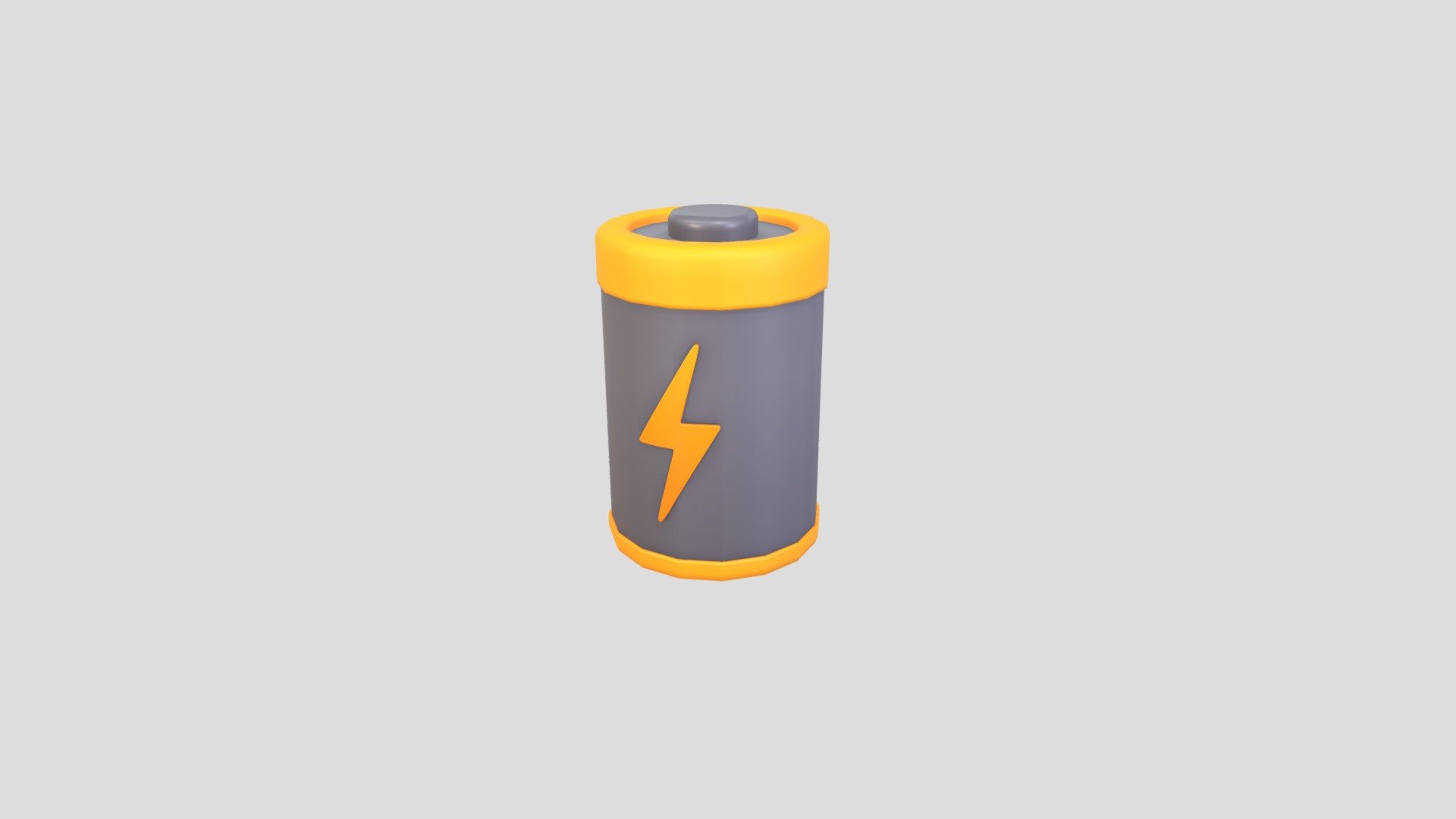 Cartoon Battery 3d model.      
    


File Format      
 
- 3ds max 2024  
 
- FBX  
 
- OBJ  
    


Clean topology    

No Rig                          

Non-overlapping unwrapped UVs        
 


PNG texture               

2048x2048                


- Base Color                        

- Roughness                         



1,432 polygons                          

1,623 vertexs - Prop261 Battery - Buy Royalty Free 3D model by BaluCG 3d model