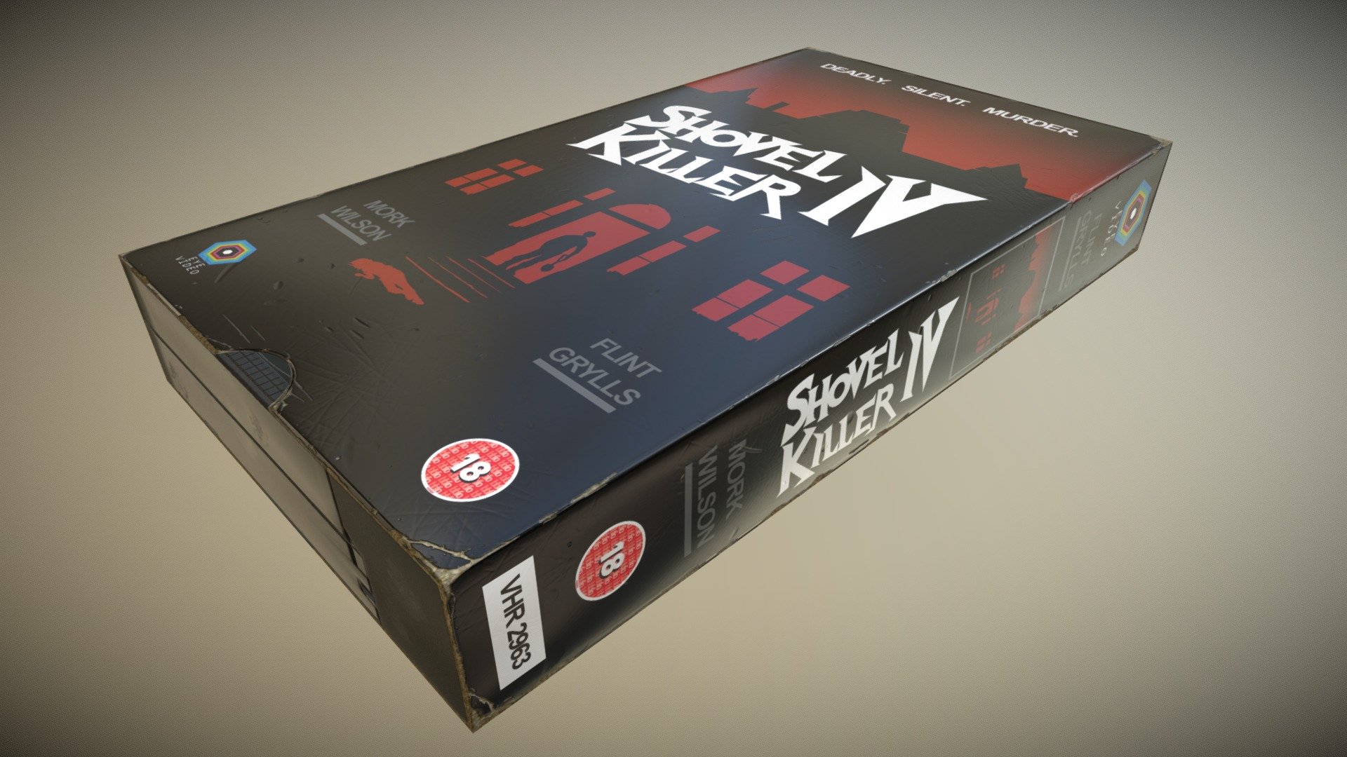 VHS box for a horror short created during the Global Game Jam 2017.

Link to short film:

https://www.youtube.com/watch?v=Mx3dXncgRUI

On purchase: Feel free to email me if you would lik the PSD files 3d model
