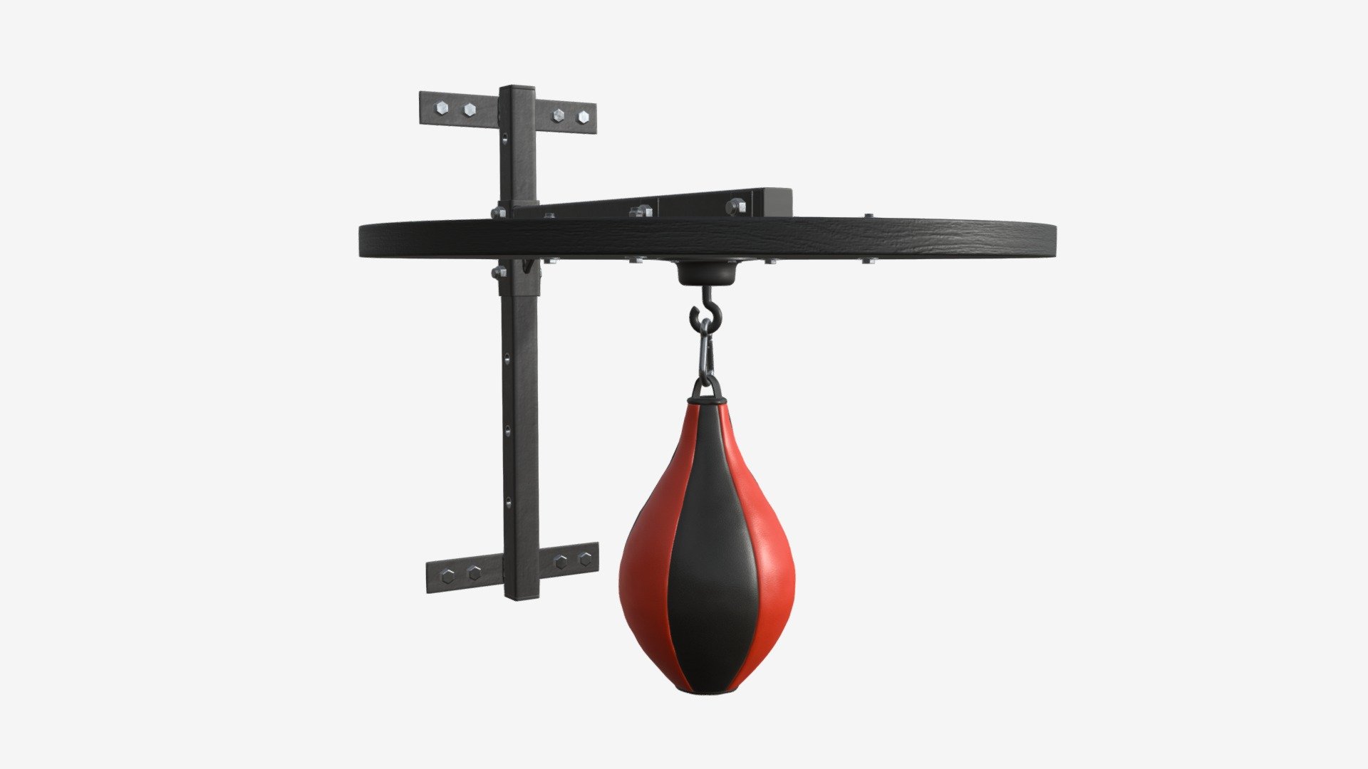 Punching bag with bracket - Buy Royalty Free 3D model by HQ3DMOD (@AivisAstics) 3d model