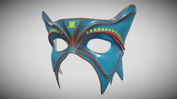 Mask quad, theatre, costume, unwrap, game, pbr