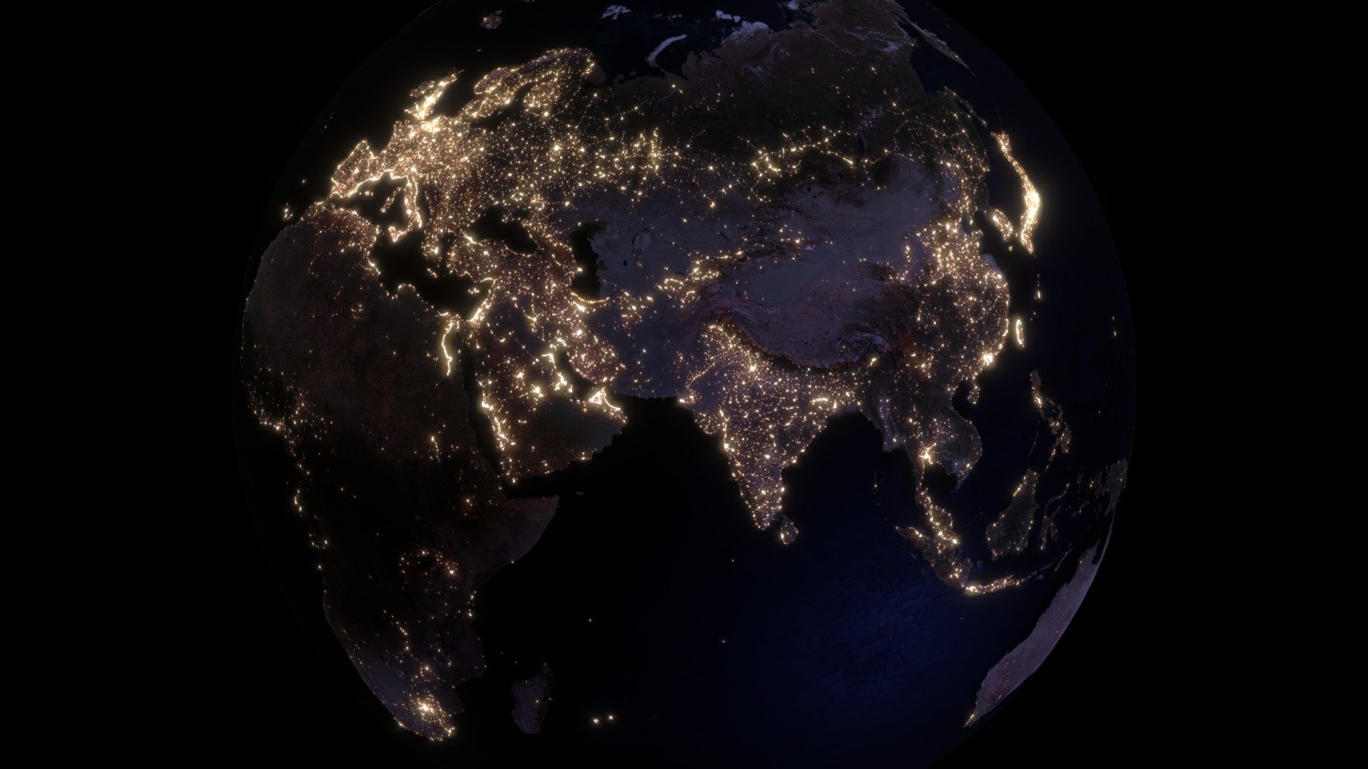 earth at night - earth - Download Free 3D model by Abdullrahman (@body3d2005) 3d model