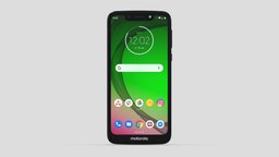 Motorola Moto G7 Play office, computer, device, pc, laptop, tablet, smart, electronics, equipment, headphone, audio, mockup, smartphone, cellular, android, ios, phone, realistic, cellphone, cheap, earphones, mock-up, render, 3d, mobile, home, screen