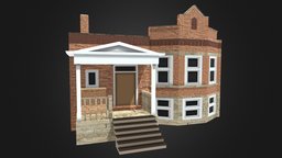 Chicago House tv, show, chicago, free3dmodel, netflix, architecture, free, building, 3dmodel, chiraq, shameless, chitown, 63rd