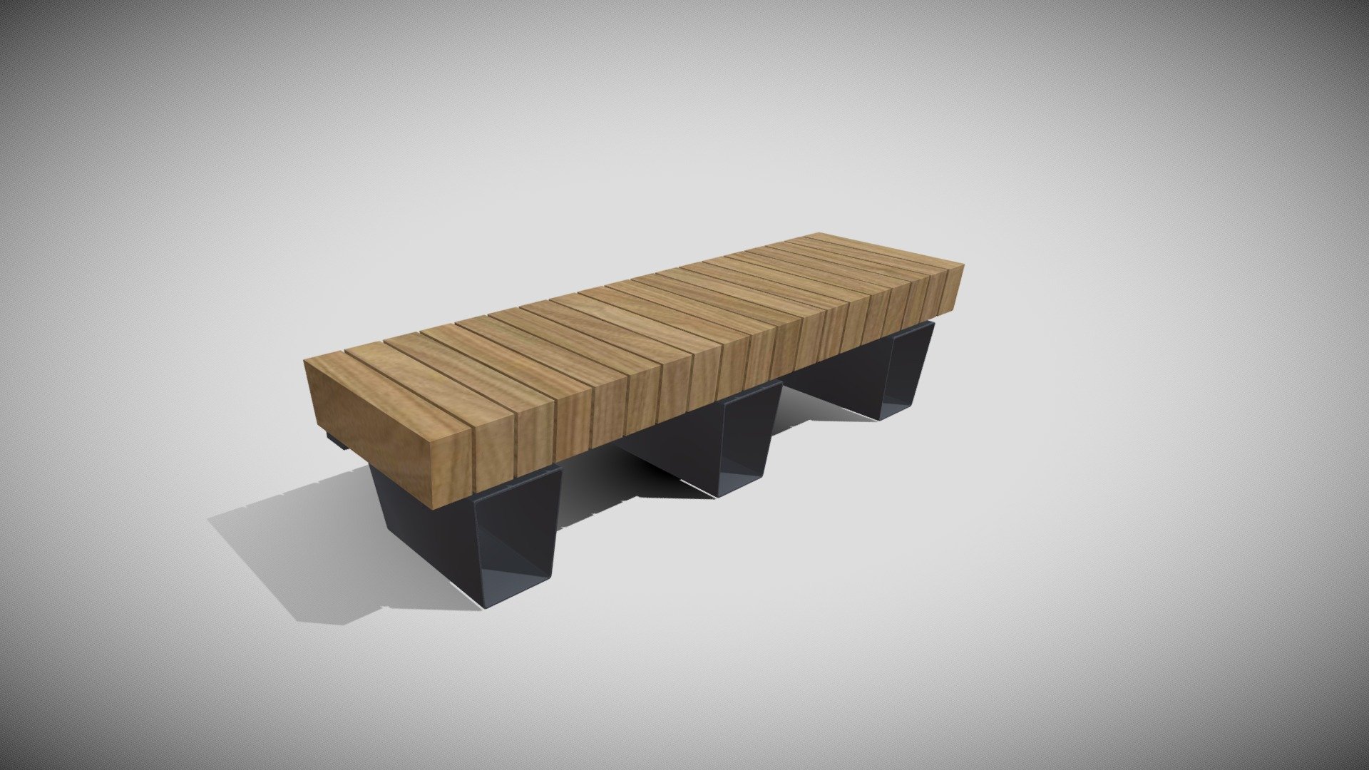 Detailed model of a Park Bench, modeled in Cinema 4D.The model was created using approximate real world dimensions.

The model has 15,692 polys and 15,042 vertices.

An additional file has been provided containing the original Cinema 4D project file, textures and other 3d export files such as 3ds, fbx and obj 3d model