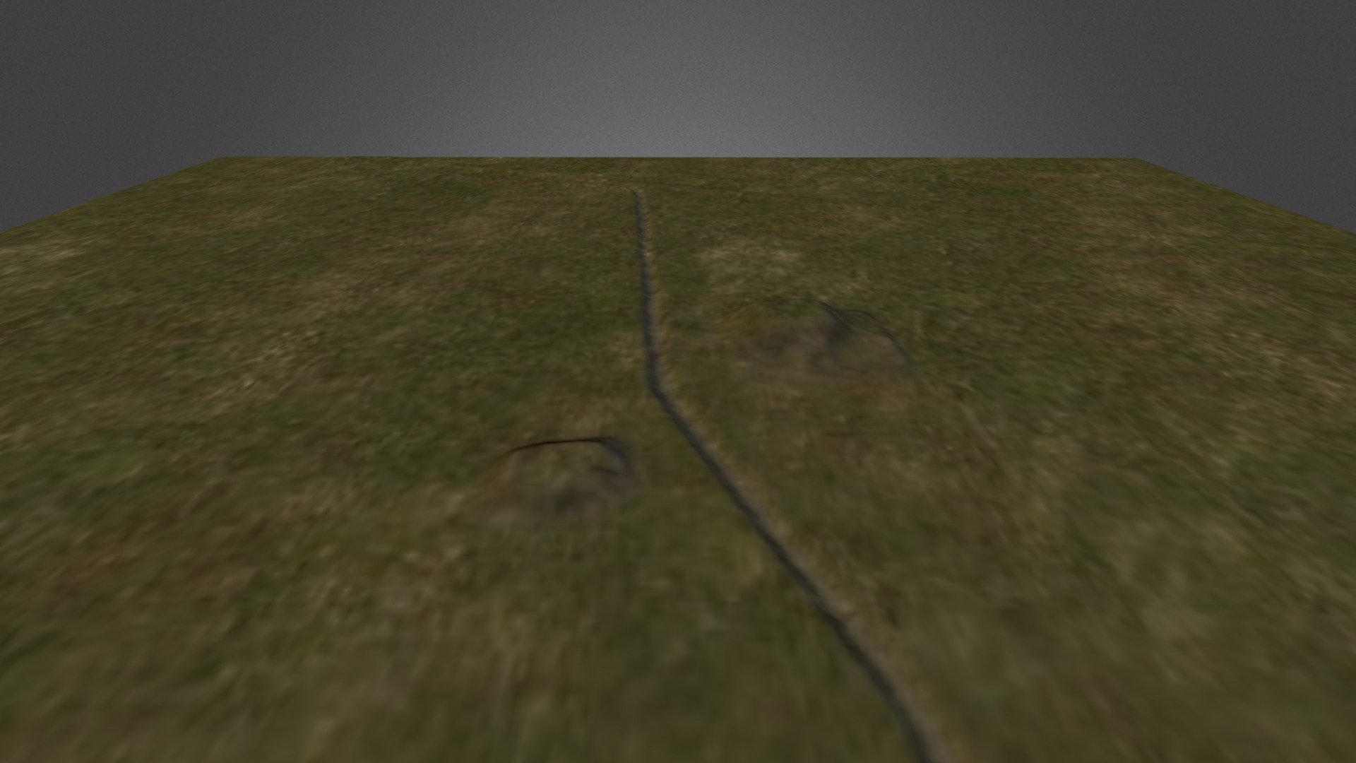Simple terrain model of Magee Mound site in Mississippi. Created in L3DT from DEM data exported from ArcMap 3d model