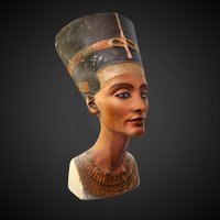 Nefertiti nefertiti, statue, egipth, 3dsmax, 3dsmaxpublisher