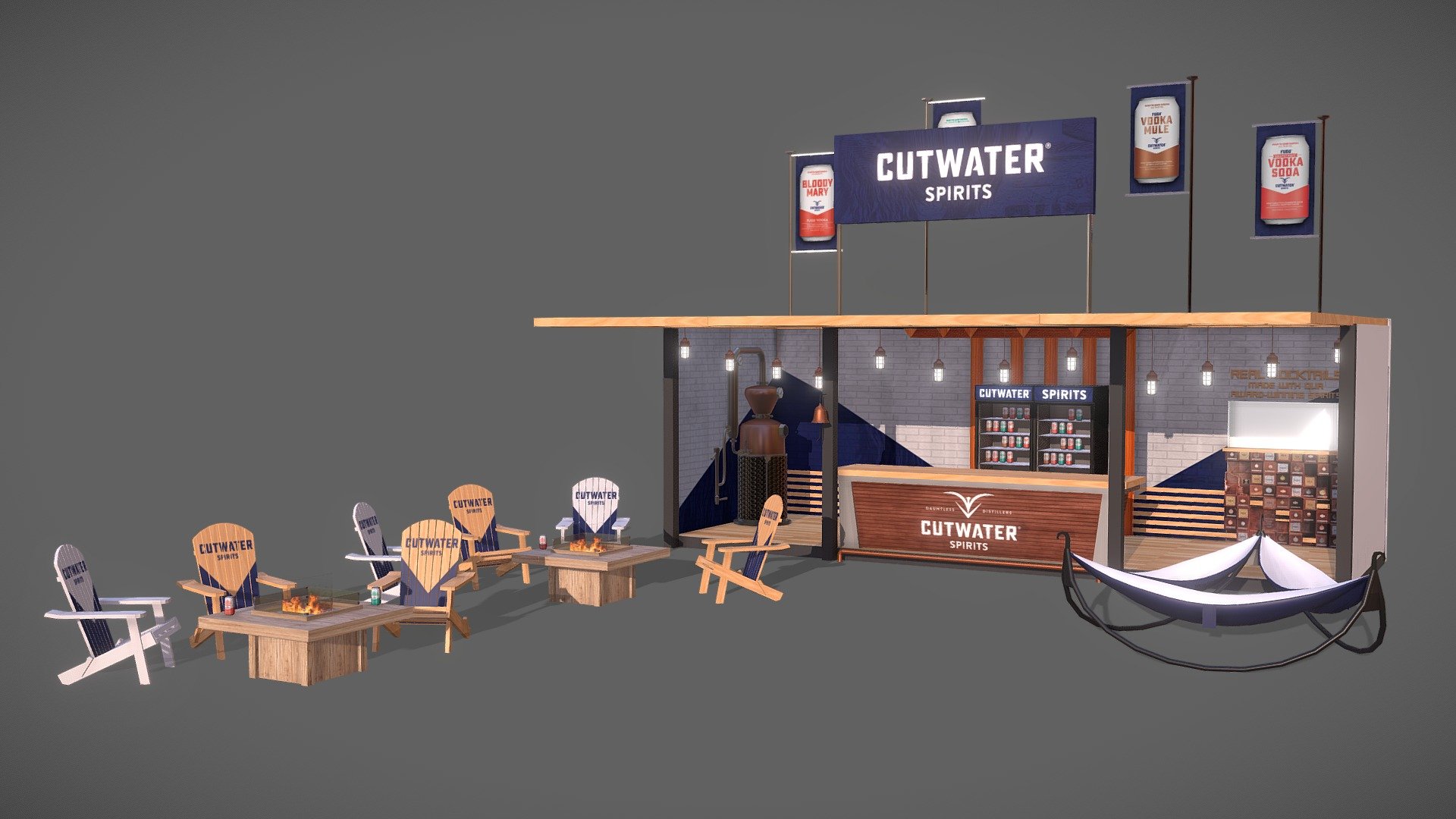 Cutwater Stand - V2 - 3D model by IceboxProductions 3d model
