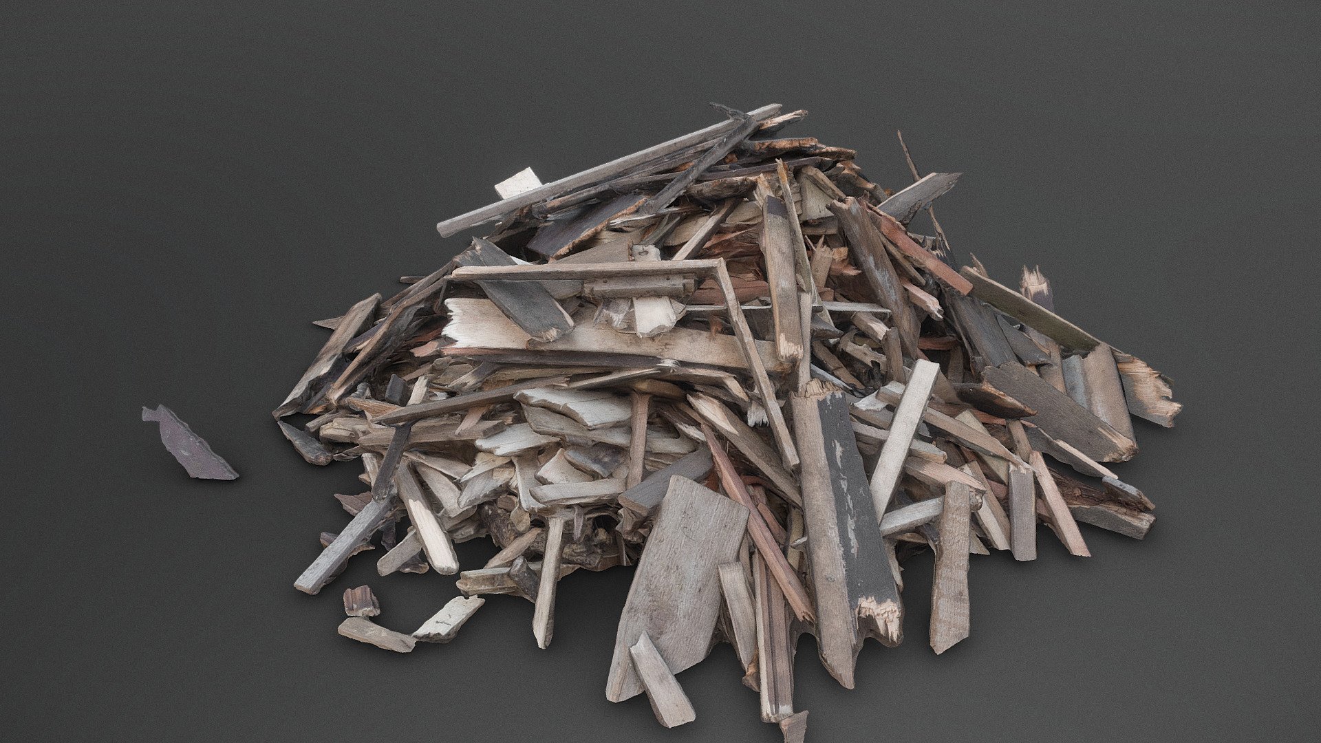 Waste construction wood lumber debris from appartment reconstruction building work, construction demolition ruin house wall board junk pieces, destroyed shredded furniture

test cellphone photogrammetry scan (150x12MP), 3x8K textures - Waste construction lumber - Download Free 3D model by matousekfoto 3d model