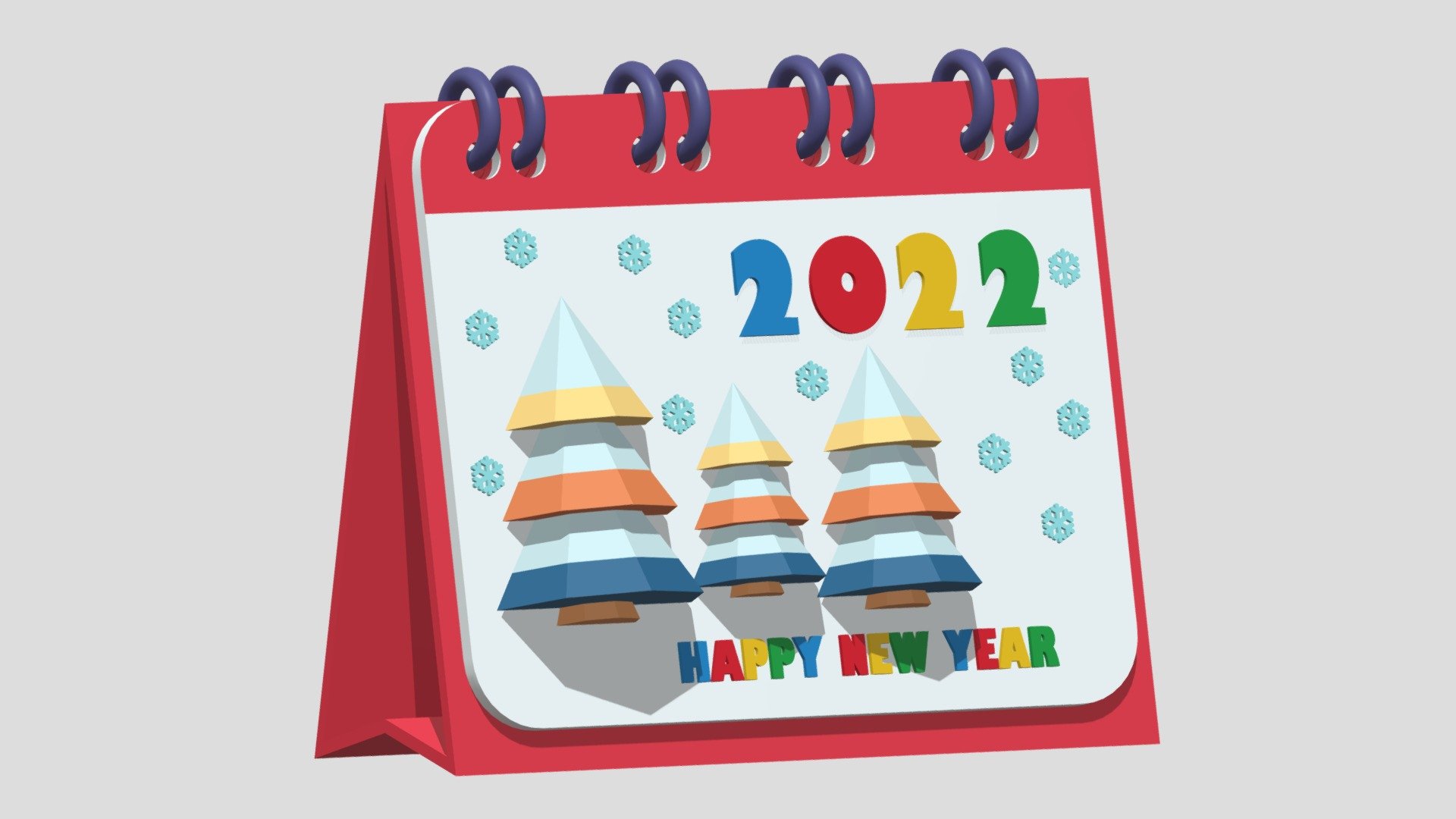 -Cartoon Desktop Calendar 2022.

-This product contains 20 objects.

-Vert: 10,032 poly: 9,441.

-Objects and materials have the correct names.

-This product was created in Blender 2.935.

-Formats: blend, fbx, obj, c4d, dae, abc, stl, glb,unity.

-We hope you enjoy this model.

-Thank you 3d model