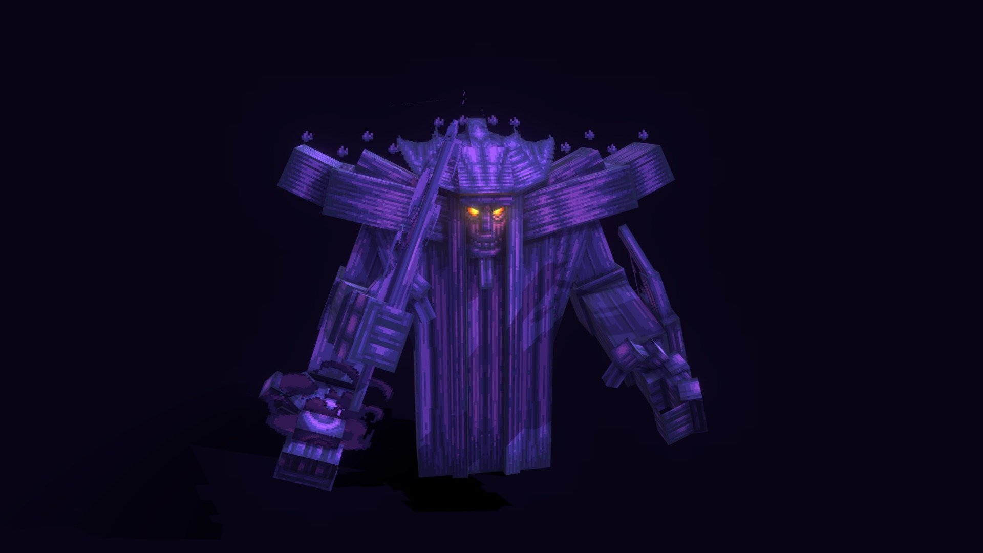 Sasuke`s Susanoo made for minecraft server

Susanoo, in full Susanoo no Mikoto, also spelled Susanowo, (Japanese: Impetuous Male), in Japanese mythology, the storm god, younger brother of the sun goddess Amaterasu. He was born as his father Izanagi washed his nose 3d model