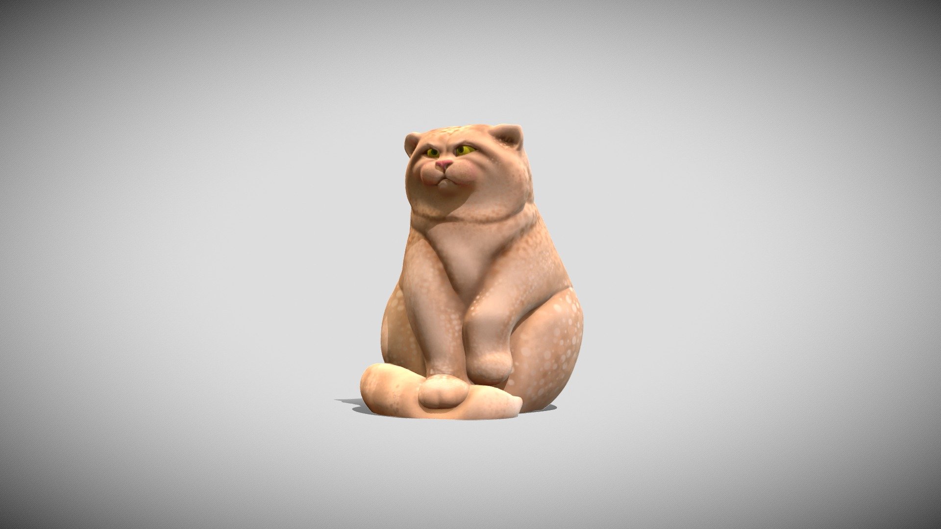 a figurine or a toy of a wild cat of the manul breed consists of one sabtool, the model is sealed, there are no foreign inclusions.
the archive contains FBX, OBJ, STL files - MANUL CAT printready - Buy Royalty Free 3D model by spartankaKst 3d model