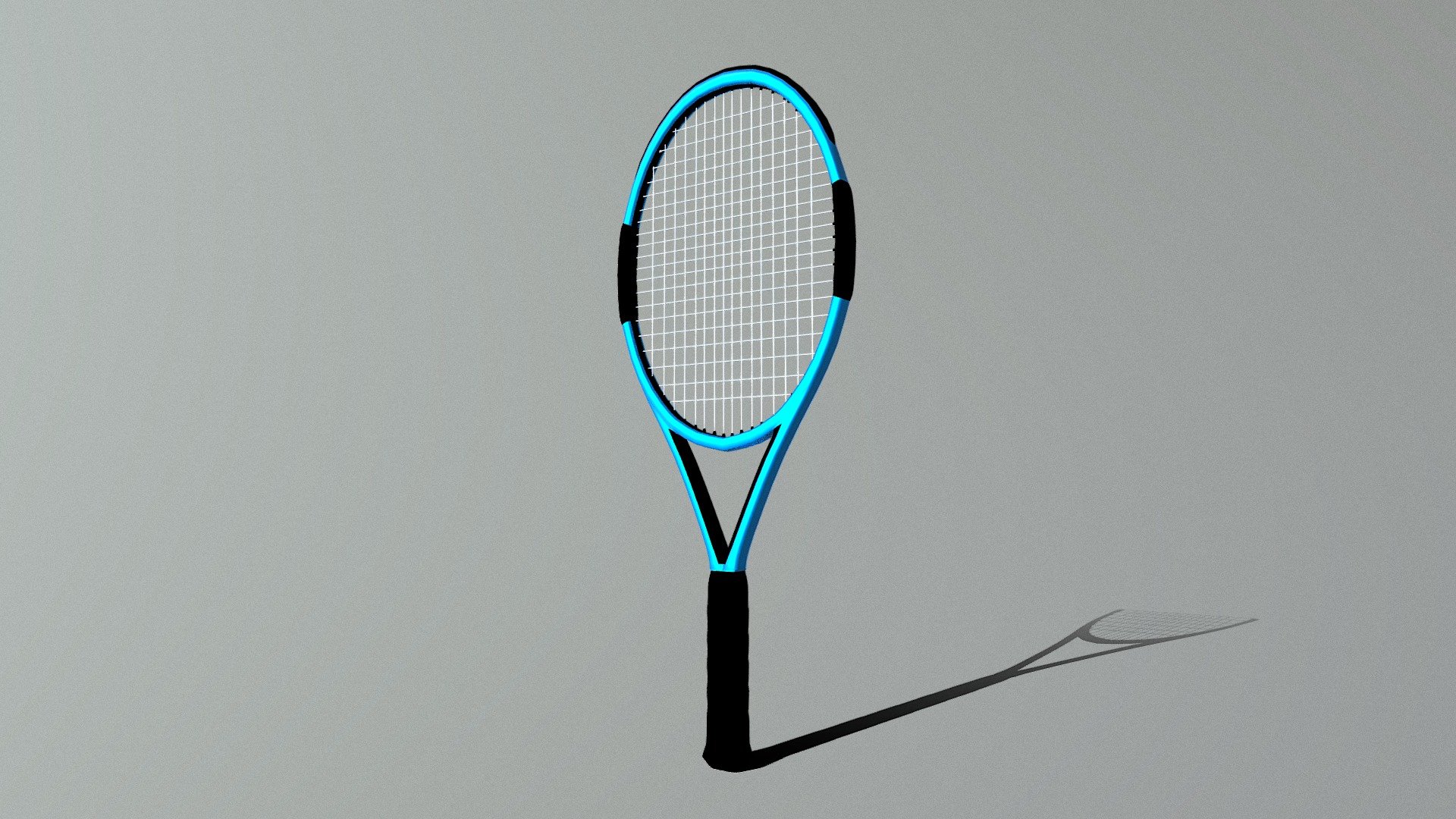Squash racket and ball

Racquetball racket and ball
A racket or racquet[1] is a sports implement consisting of a handled frame with an open hoop across which a network of strings or catgut is stretched tightly. It is used for striking a ball or shuttlecock in games such as squash, tennis, racquetball, and badminton. Collectively, these games are known as racket sports. This predecessor to the modern game of squash, rackets, is played with 30 1⁄2-inch-long (77 cm) wooden rackets. While squash equipment has evolved in the intervening century, rackets equipment has changed little 3d model