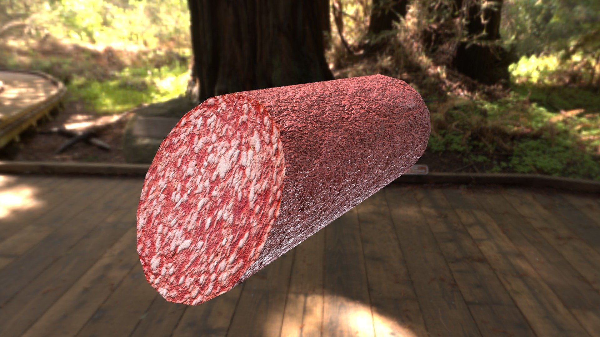 Salami sausage - Download Free 3D model by Dmitry_Nzh 3d model