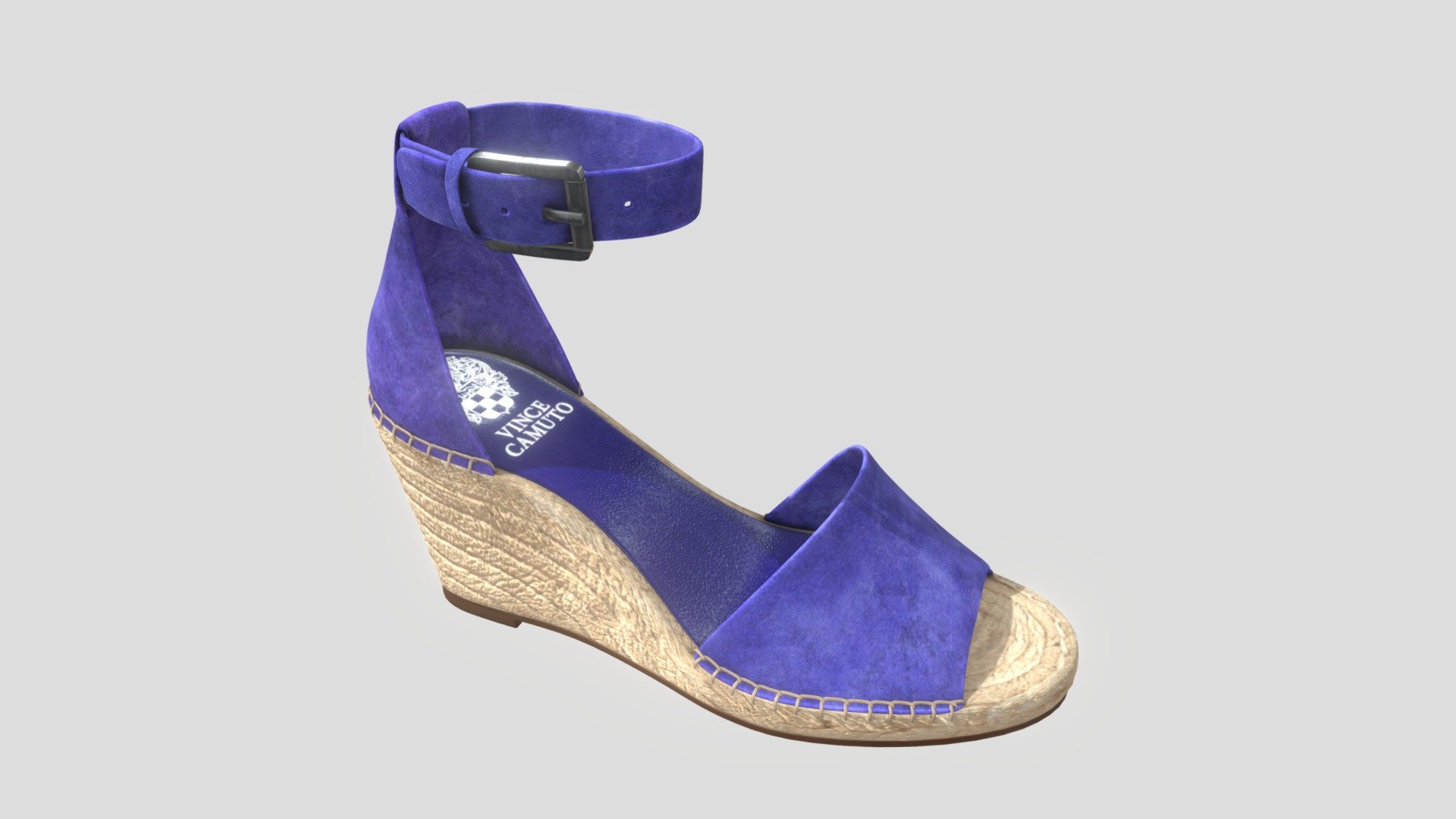 a low poly fashion shoe for women with PBR materials - Blue Woman Shoe - Vince Camuto - Download Free 3D model by pepetrincado 3d model