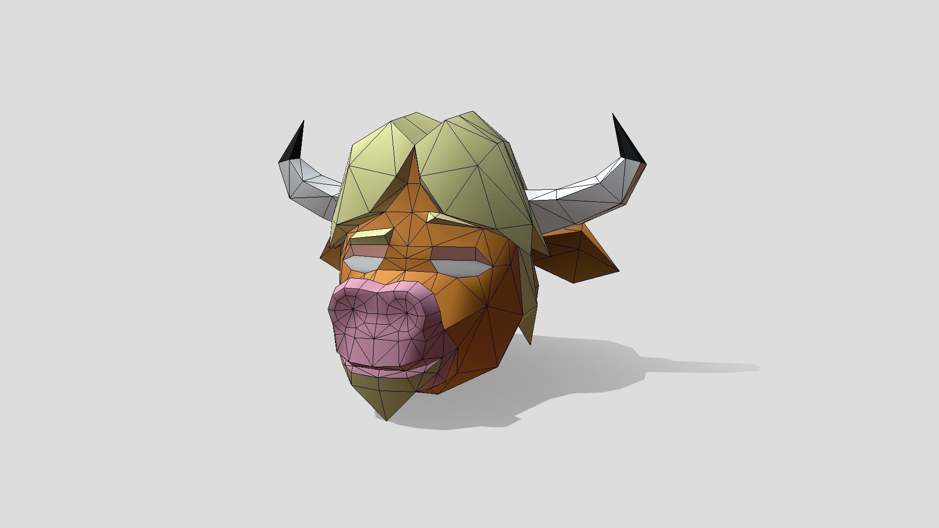 mascara de toro darios - sing darius - 3D model by vanneyepes6 3d model