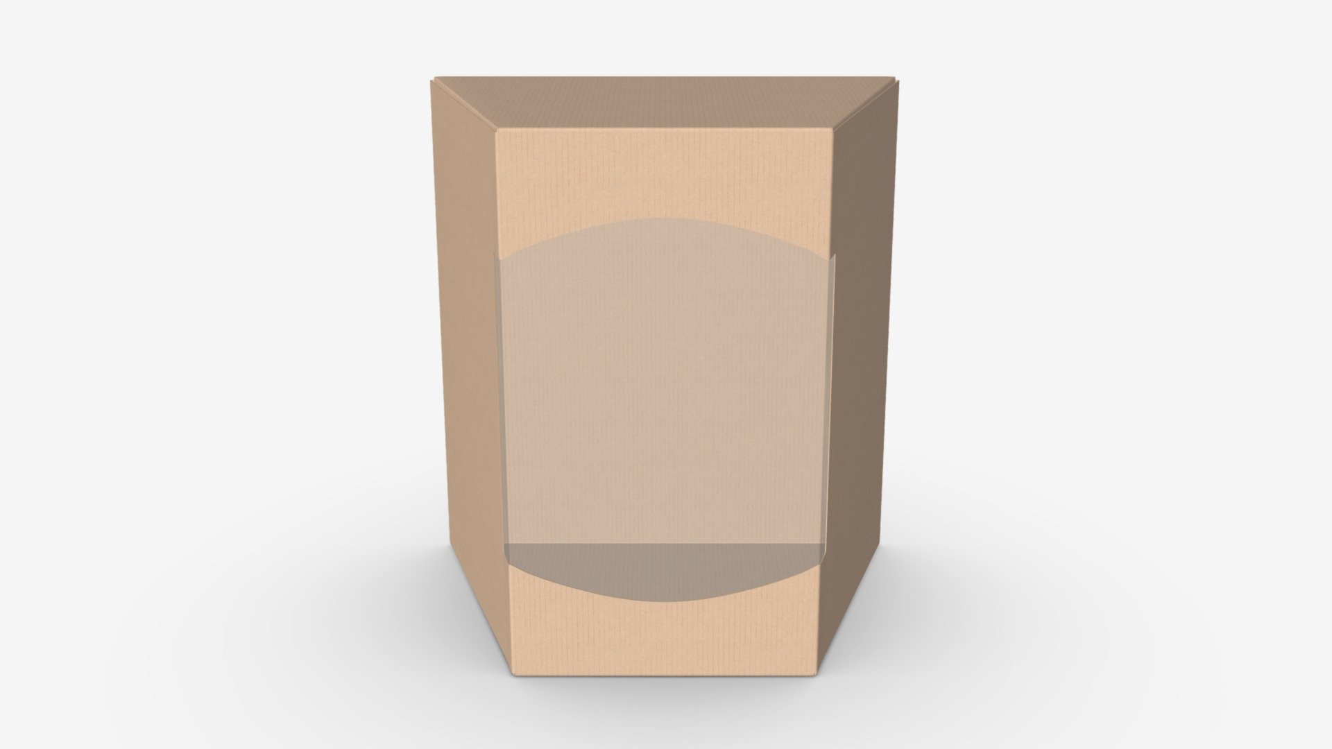 Retail cardboard display box 02 - Buy Royalty Free 3D model by HQ3DMOD (@AivisAstics) 3d model
