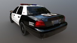 Police Cruiser props-game, props-game-assets, art, urbanterror