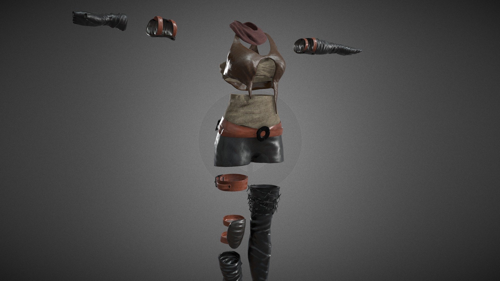 CG StudioX Present :
Female Warrior Outfit lowpoly/PBR




This is Female Warrior Outfit Comes with Specular and Metalness PBR.

The photo been rendered using Marmoset Toolbag 3 (real time game engine )


Features :



Comes with Specular and Metalness PBR 4K texture .

Good topology.

Low polygon geometry.

The Model is prefect for game for both Specular workflow as in Unity and Metalness as in Unreal engine .

The model also rendered using Marmoset Toolbag 3 with both Specular and Metalness PBR and also included in the product with the full texture.

The product has ID map in every part for changing any part in the model .

The texture can be easily adjustable .


Texture :



ALL Texture [Albedo -Normal-Metalness -Roughness-Gloss-Specular-ID-AO] (4096*4096)

Three objects (Top-Pants-Boots) each one has it own UV set and textures.


Files :
Marmoset Toolbag 3 ,Maya,,FBX,OBj with all the textures.




Contact me for if you have any questions.
 - Female Warrior Outfit - Buy Royalty Free 3D model by CG StudioX (@CG_StudioX) 3d model