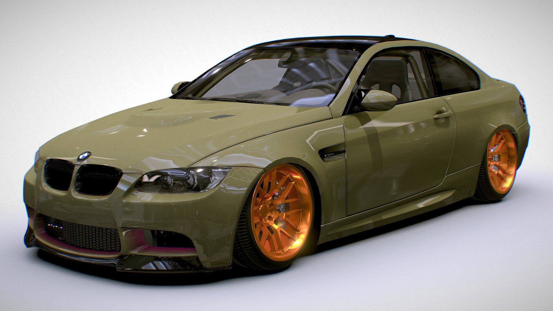 BMW M3 e92 [stance] - Download Free 3D model by Black Snow (@BlackSnow02) 3d model