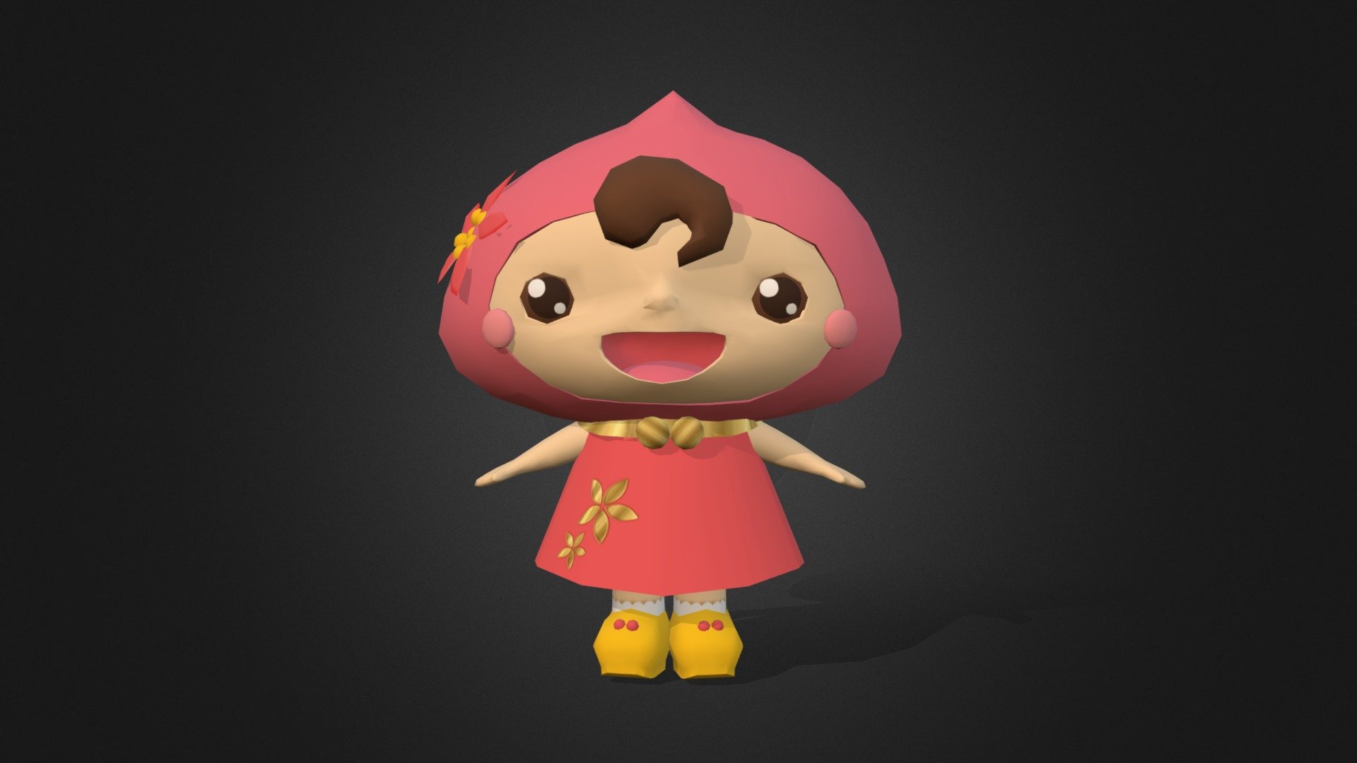Cartoonish bby doll
Low poly character 
it can be used for games ,AR or VR - Baby Doll - 3D model by App Mechanic (@appm) 3d model
