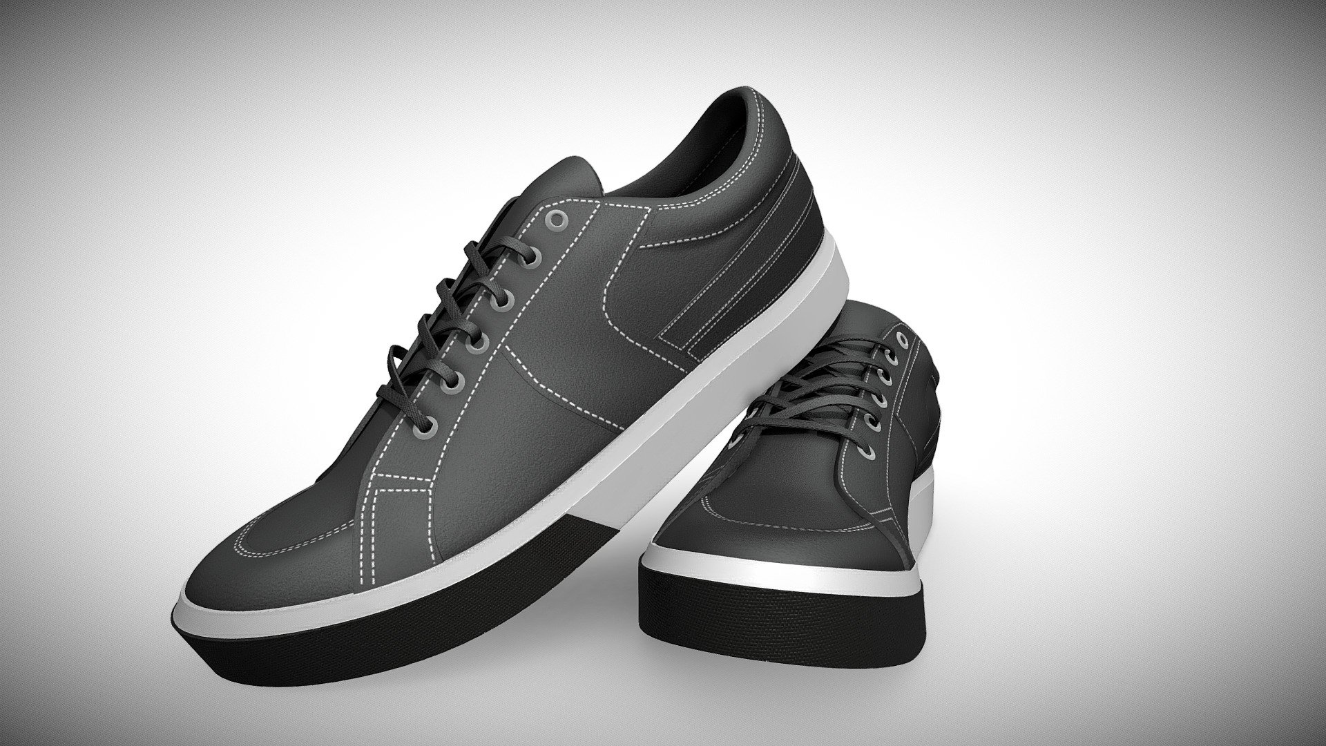 This high-quality 3D model represents a pair of brand print lace-up sneakers, stylish and trendy footwear that combines comfort and fashion. The model accurately depicts the physical design and features of the sneakers.

The sneakers are designed with a sporty and casual aesthetic, featuring a low-top silhouette and a lace-up closure system. The upper part of the sneakers showcases a pattern or branding specific to the chosen brand, adding a unique and recognizable touch to the desig

Whether you need it for product showcases, fashion presentations, or any other creative project, this 3D model of brand print lace-up sneakers will help you accurately visualize and showcase the footwear in a virtual environment.

Note: Please remember to respect intellectual property rights and ensure you have the necessary permissions to use and distribute any 3D models or designs based on copyrighted brands or products 3d model