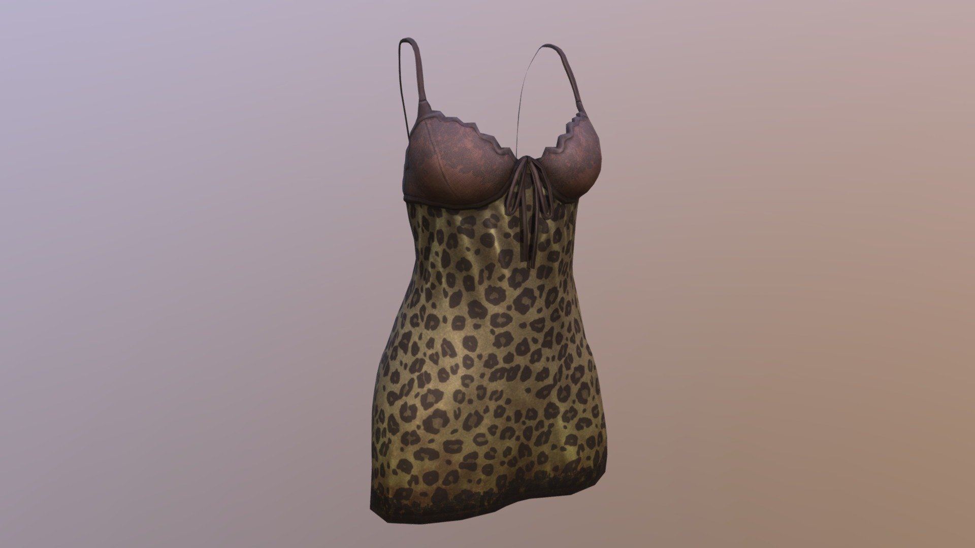 Naughty Nightwear from Fallout 3 remade for Fallout 4 3d model