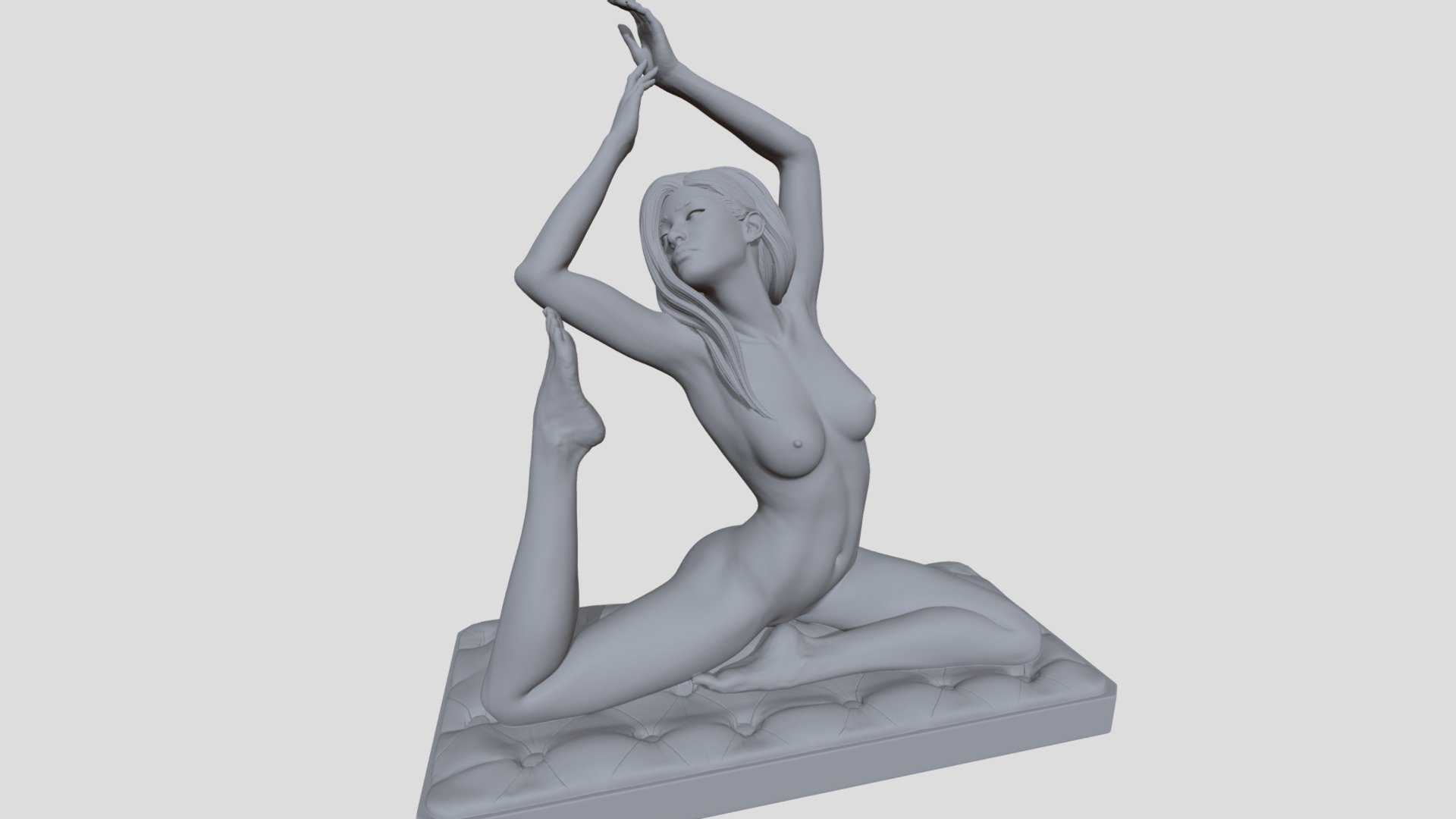 Model for 3D printing https://cults3d.com/en/3d-model/naughties/devushka-poza1 - Girl, pose1 - 3D model by Aronon (@Aronon_Aronon) 3d model