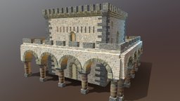 Roman Fort with Colonnade