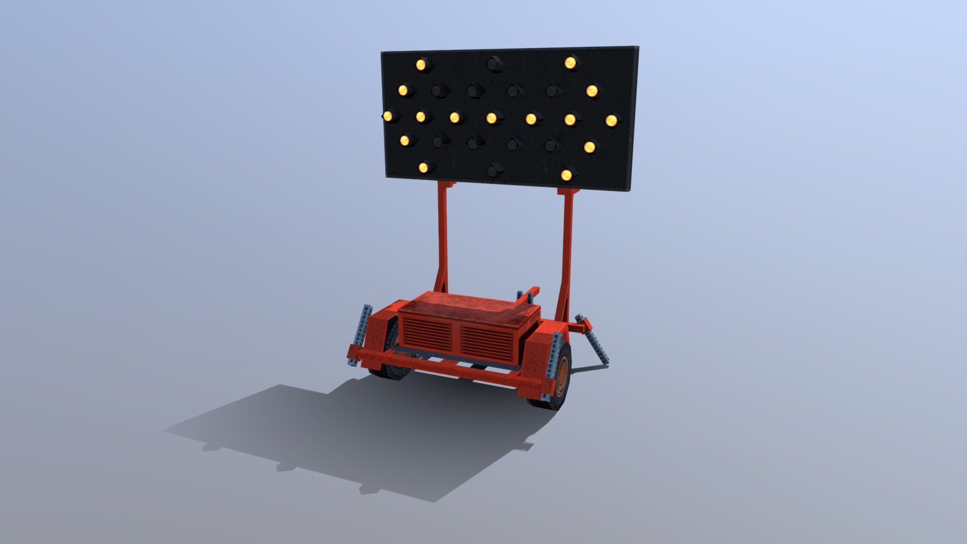 Cities skylines asset. Arrow board trailer, like those  seen in use for road works in North America. 

http://steamcommunity.com/sharedfiles/filedetails/?id=882701196 - Arrow Board Trailer - 3D model by CommonSpence 3d model