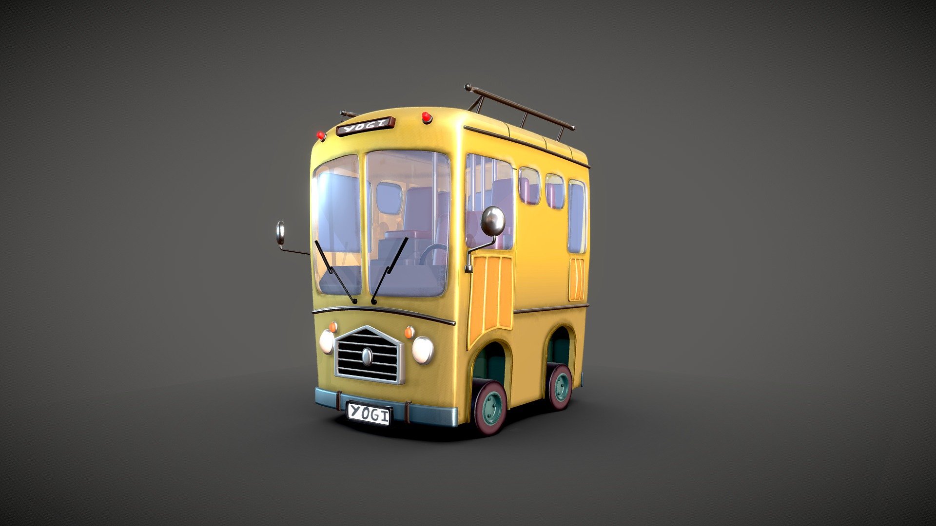 Vehicle model, inspired by Yogender Pal's concept art.
Modeling in 3ds Max, Texturing in Substance painter 3d model