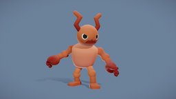Cartoon Characters beast, cute, angry, evolution, enemy, magical, mobile-ready, character, cartoon, 3d, lowpoly, creature, stylized, monster, animated, fantasy