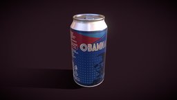 Soda Can obama, can, soda, sodacan, sodacan-soda-drink, soda-can, substancepainter, substance, blender, blender3d, soft_drink, obamna