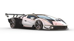 3d model Lamborghini Essenza SCV12 Bianco Asopo lamborghini, automotive, sportscars, carmodels, conceptcars, limitededition, exoticcars, luxurycars, lamboessenza