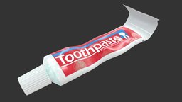 Toothpaste Tube tube, toothpaste, substance, painter, pbr