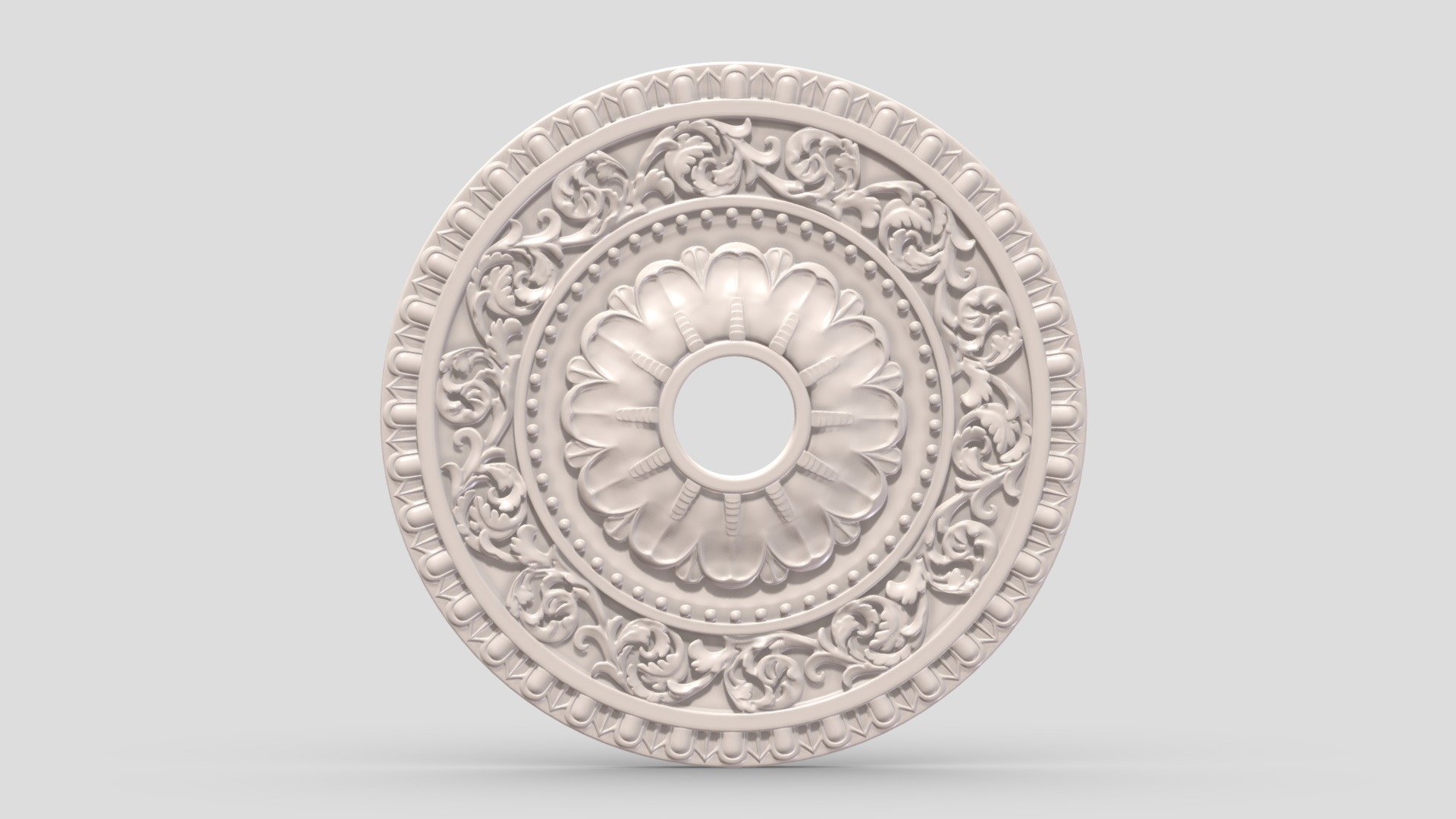 Hi, I'm Frezzy. I am leader of Cgivn studio. We are a team of talented artists working together since 2013.
If you want hire me to do 3d model please touch me at:cgivn.studio Thanks you! - Classic Ceiling Medallion 19 - Buy Royalty Free 3D model by Frezzy3D 3d model