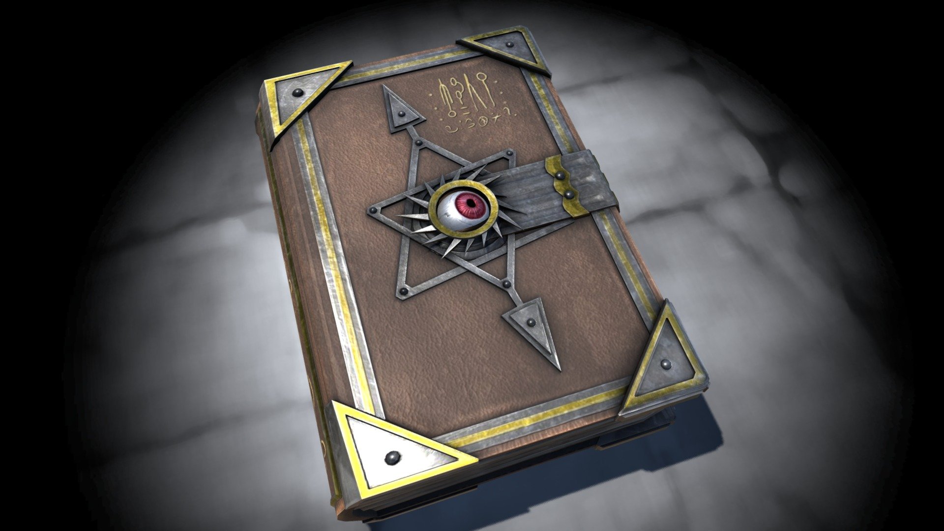 Whatever magical force binds these pages keeps an eye on the user&hellip; To what purpose this observation merits, nobody knows.

Made in Blender 3d model