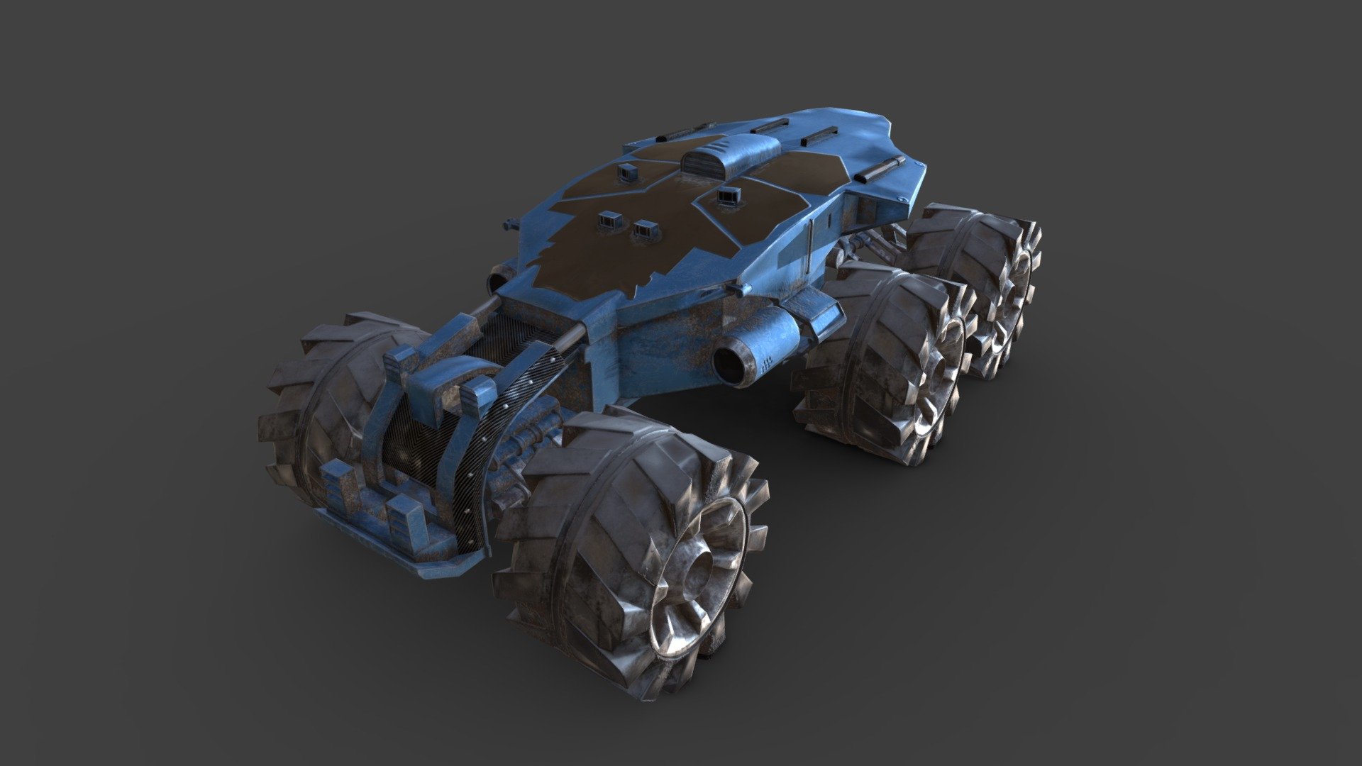 Work in progress - Scifi Vehicle - 3D model by Jofin M Thomas (@jofin) 3d model